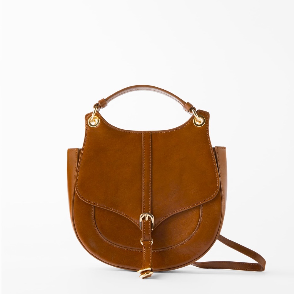 Zara | Leather Equestrian Crossbody Bag